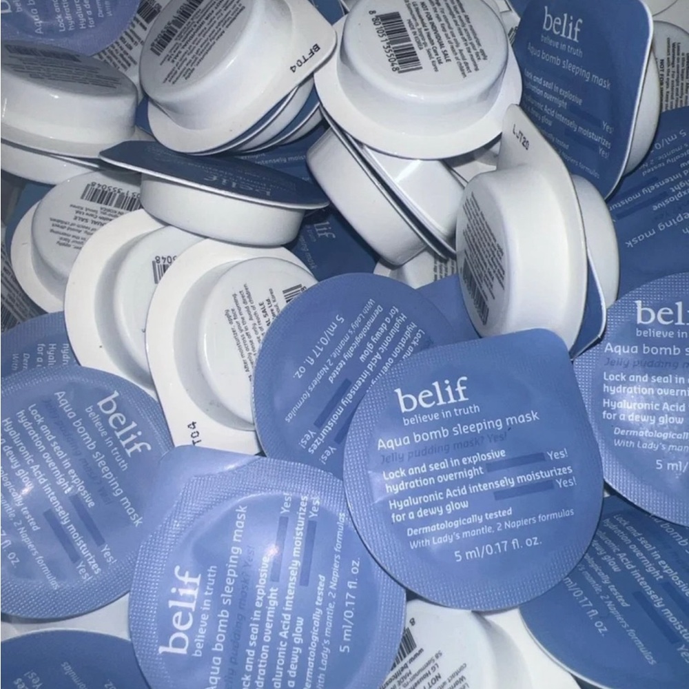 BUNDLE - 50 pcs. Belif Aqua Bomb sleeping maskSAMPLES
